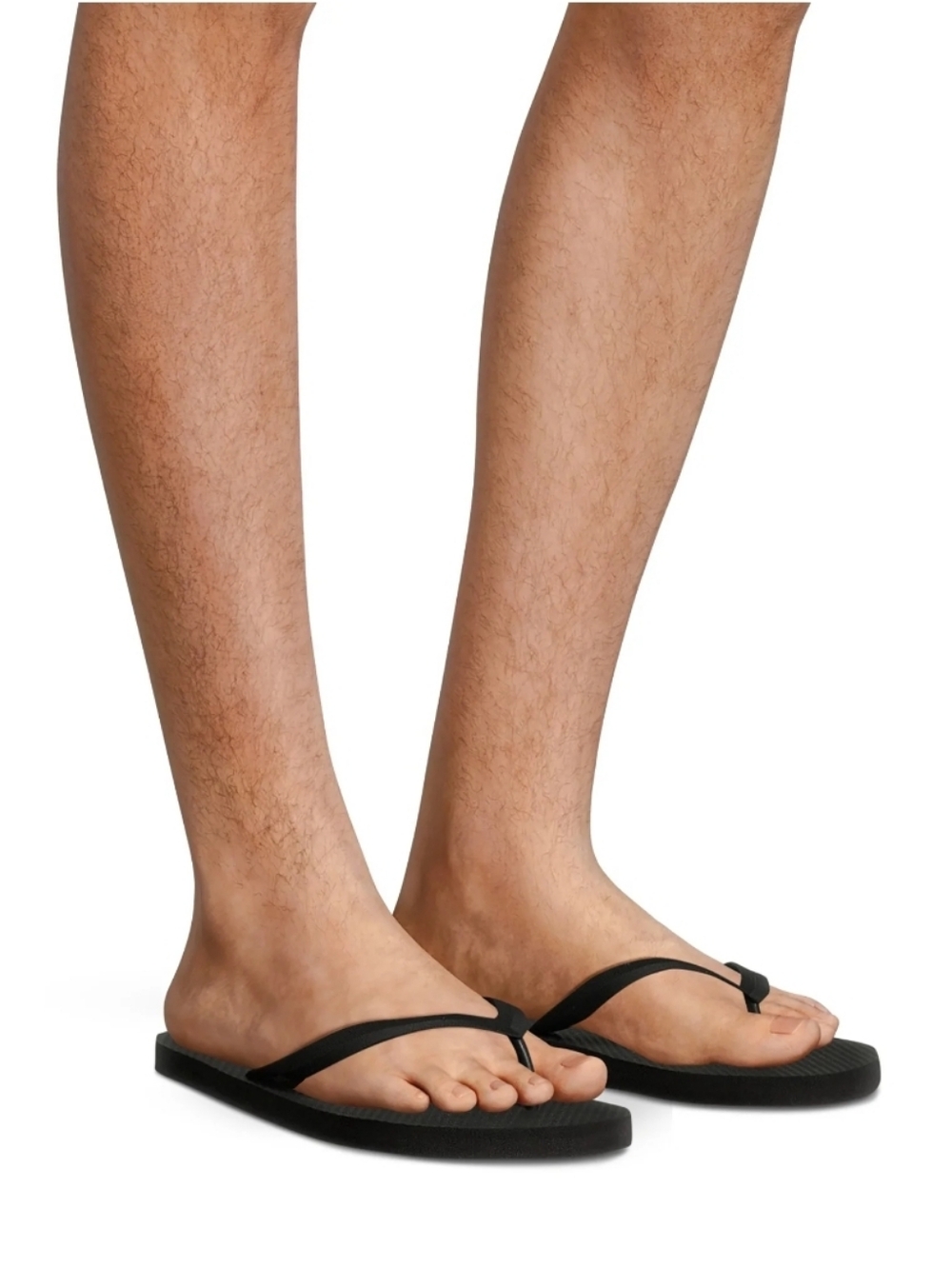 Classic Black Flip Flop Sandals
